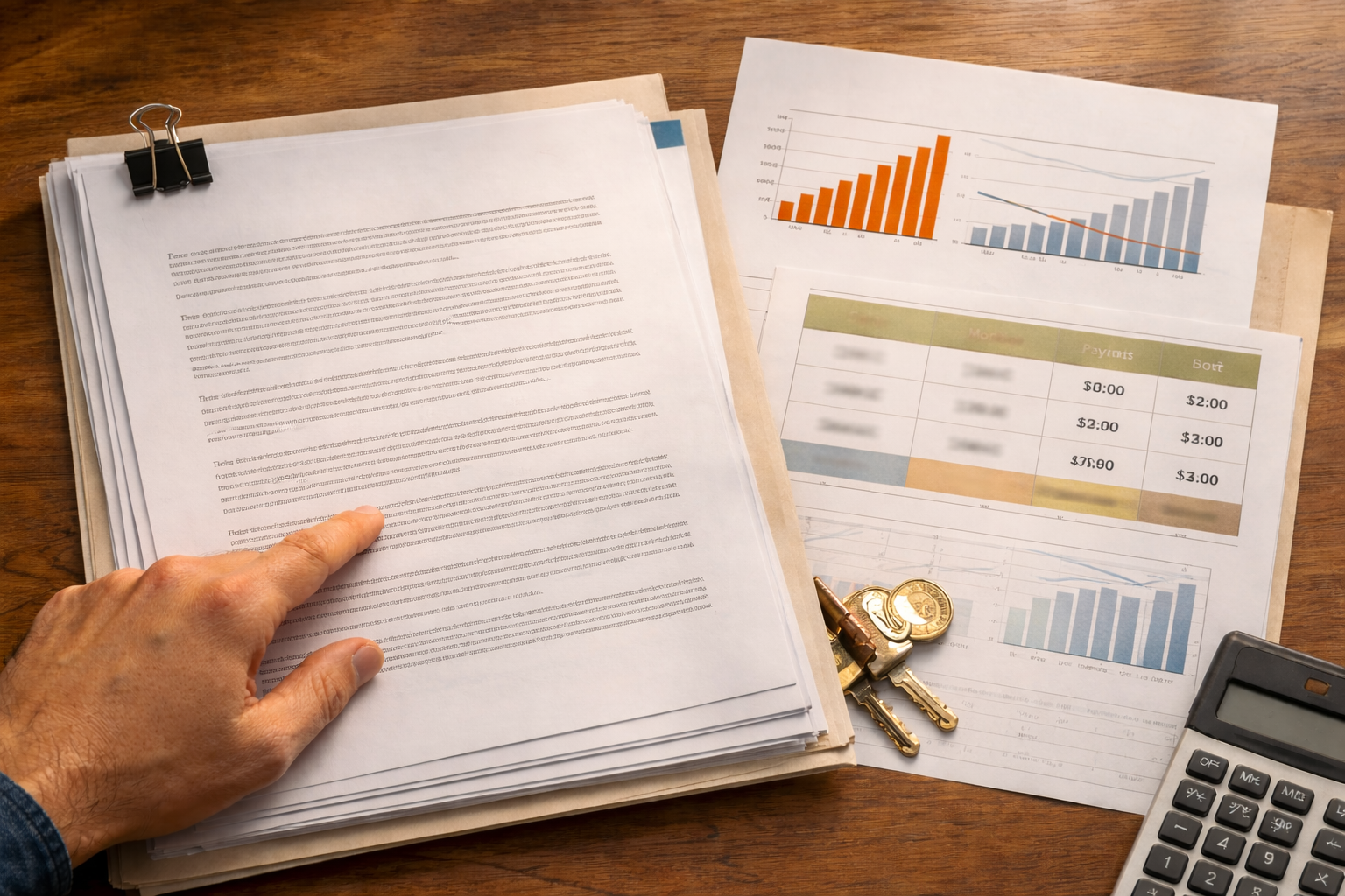 Long-term solar lease paperwork and cost comparison